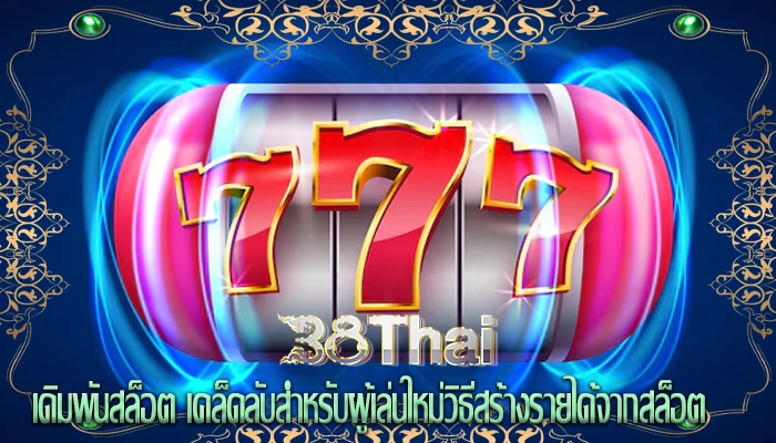 เดิมพันสล็อต เคล็ดลับสำหรับผู้เล่นใหม่วิธีสร้างรายได้จากสล็อต