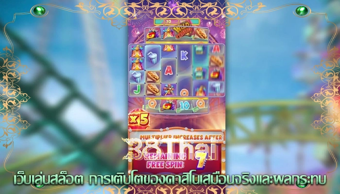 เว็บเล่นสล็อต การเติบโตของคาสิโนเสมือนจริงและผลกระทบ